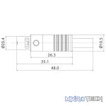 Roxtone - 4P Mini Xlr Female Nickel Shell - Image 2