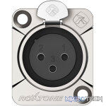 Roxtone - Leader Series 3P Xlr Female Chassis Nickel Plated Shell - Image 2