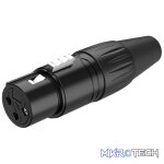 Roxtone - 3P Xlr Female Black Shell