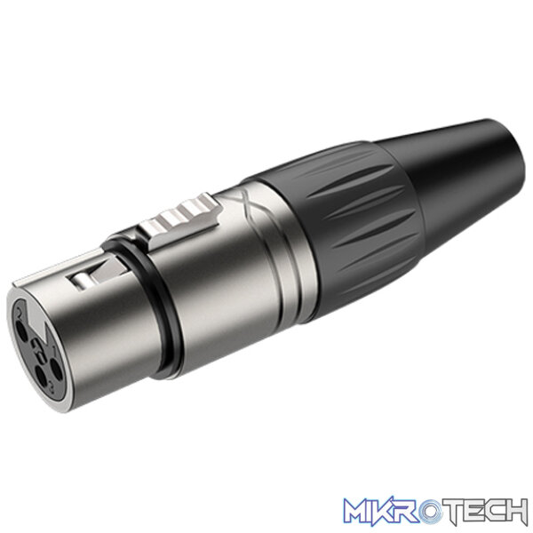 RX3FP-NT_1-1 Roxtone - 3P Xlr Female Nickel Plated Shell - Image 1