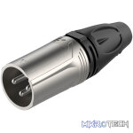 Roxtone - 3P Xlr Male Nickel Plated Shell
