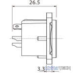 Roxtone - Leader Series 3P Xlr Male Chassis Nickel Plated Shell - Image 5