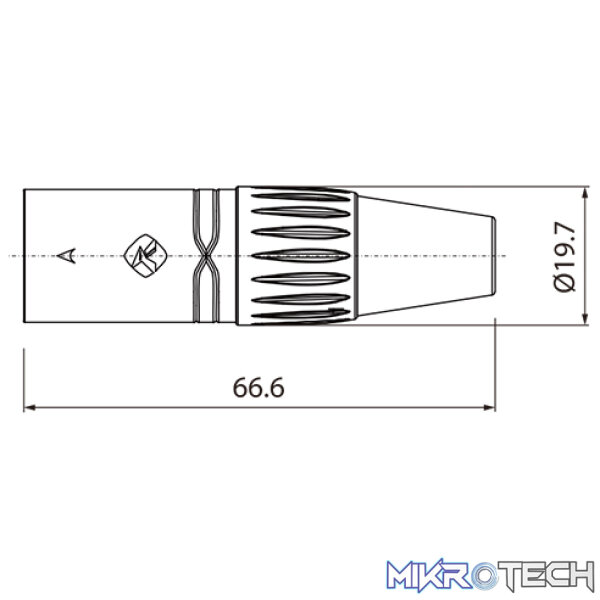 Roxtone - 3P Xlr Male Black Shell - Image 4
