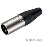 Roxtone - 3P Xlr Male Nickel Plated Shell