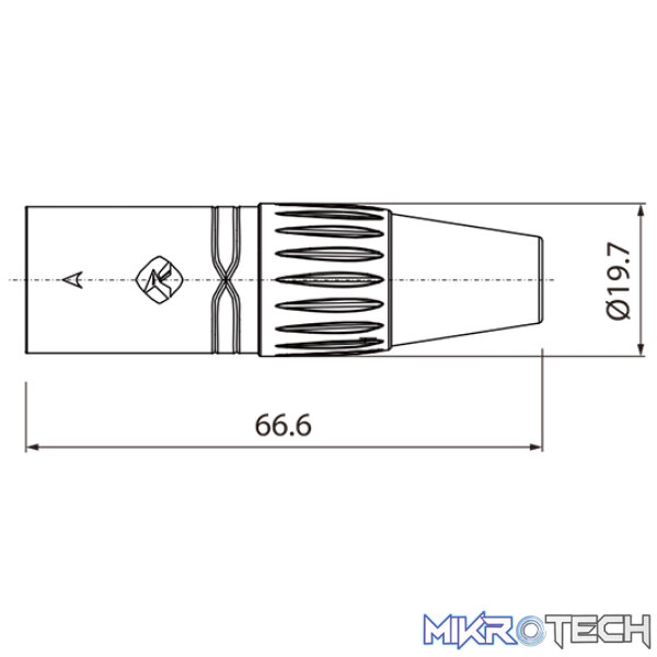 Roxtone - 3P Xlr Male Nickel Plated Shell - Image 4