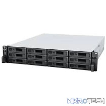 RackStation 12-bay (up to 24-bay); AMD Ryzen V1780B 2.4Ghz; 8GBDDR4 ECC (Up to 32GB); 2 x 1GbE PORT;  Support RX1223RP expansion