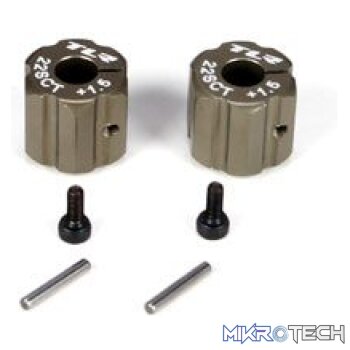 * Rear Hex +1.5mm Width Aluminum: 22SC