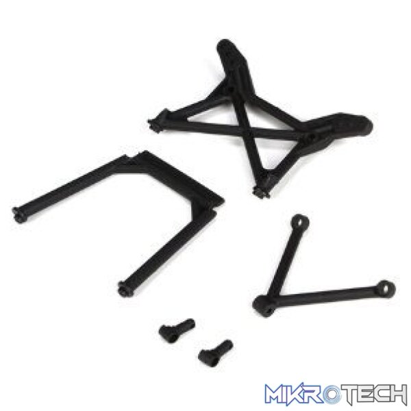 * Rear Shock Tower Roll Bar Mounts:Gla * Rear Shock Tower Roll Bar Mounts:Gla