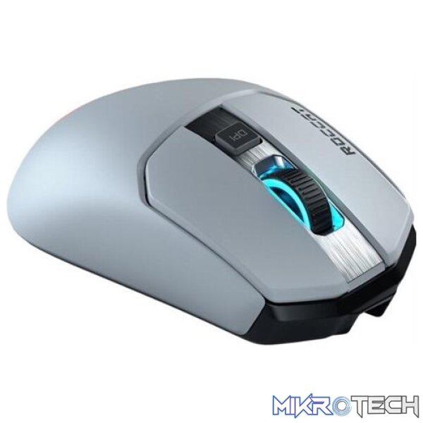 Roccat Kain 202 AIMO White Wireless Optical 16000 dpi Titan-Click RGB Gaming Mouse - Image 4