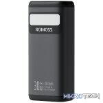 Romoss PMT30 30000mAh 30W Fast Charge Power Bank – Black