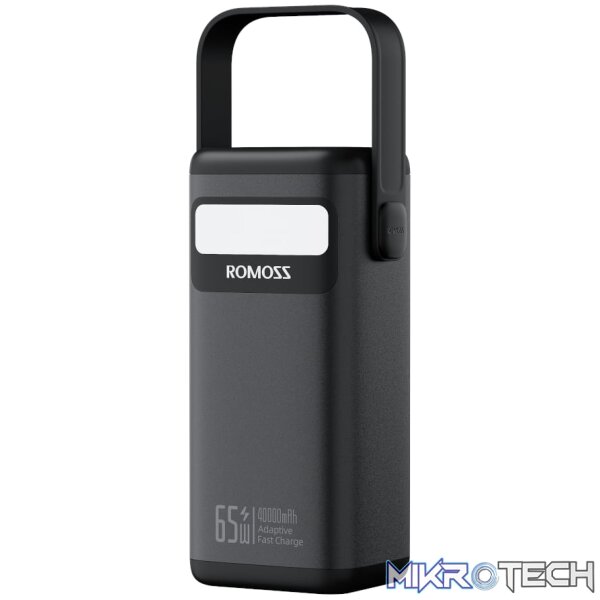 Romoss PMT40 EZCarry Pro 40000mAh 65W Fast Charge Power Bank - Black Romoss PMT40 EZCarry Pro 40000mAh 65W Fast Charge Power Bank - Black