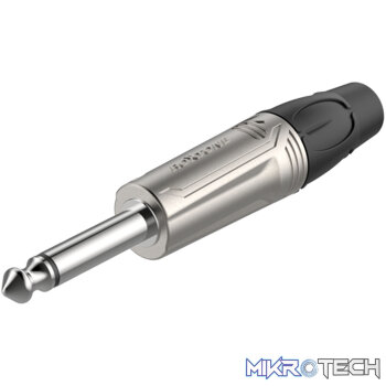 Roxtone - 6.3Mm Jack Mono Nickel Plated Shell Nickel Plated Contacts