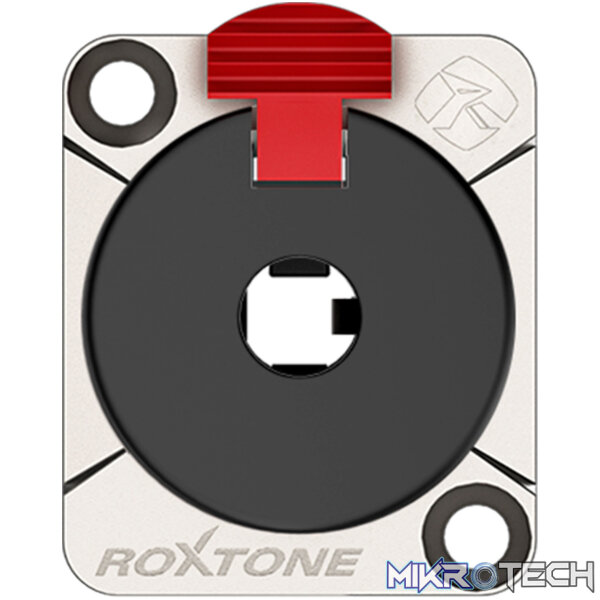 Roxtone - 6.3Mm Jack Stereo Socket Panel Mount Nickel Plated Shell - Image 2