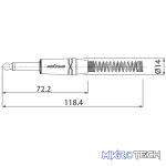 Roxtone - Jack Mono Nickel Plated Shell - Image 2