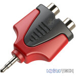 Roxtone - Moulded Adap 3.5Mm Stereo Male - 2X Rca Female