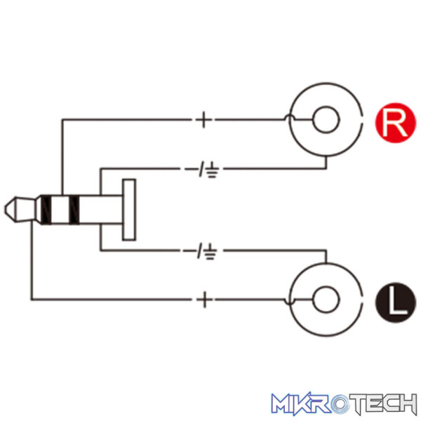 Roxtone - Moulded Adap 3.5Mm Stereo Male - 2X Rca Female - Image 3