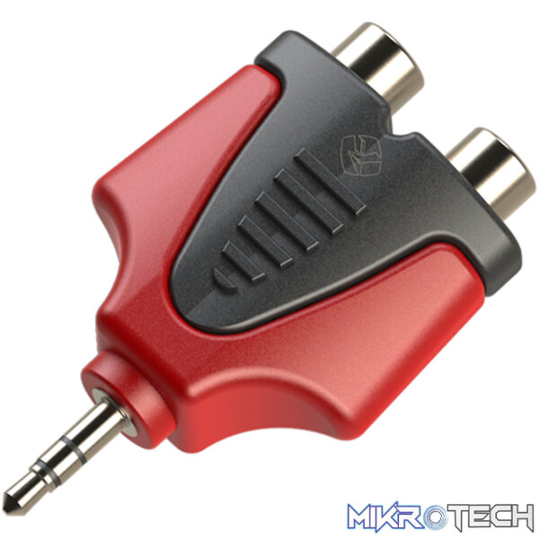 Roxtone - Moulded Adap 3.5Mm Stereo Male - 2X Rca Female Roxtone - Moulded Adap 3.5Mm Stereo Male - 2X Rca Female