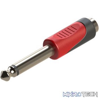 Roxtone - Moulded Adap 6.3Mm Mono Male - Rca Female