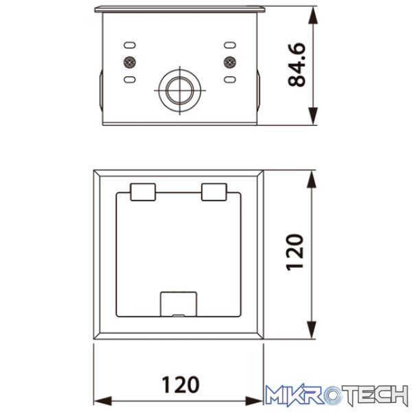 Roxtone - Professional Floor Mounted Aluminum Box - Image 3