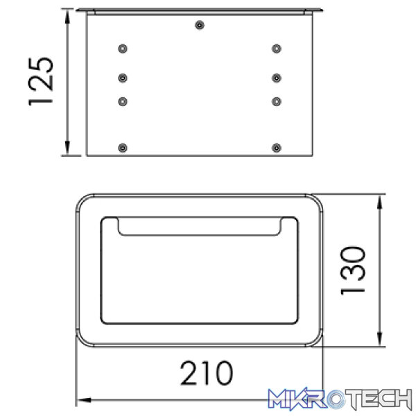 Roxtone - Professional Table Mounted Aluminum Box - Image 3