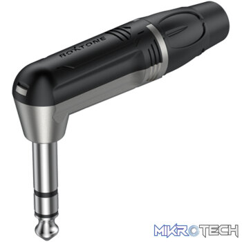 Roxtone - Roxtonw - R/A 6.3Mm Jack Stereo Nickel Plated Shell