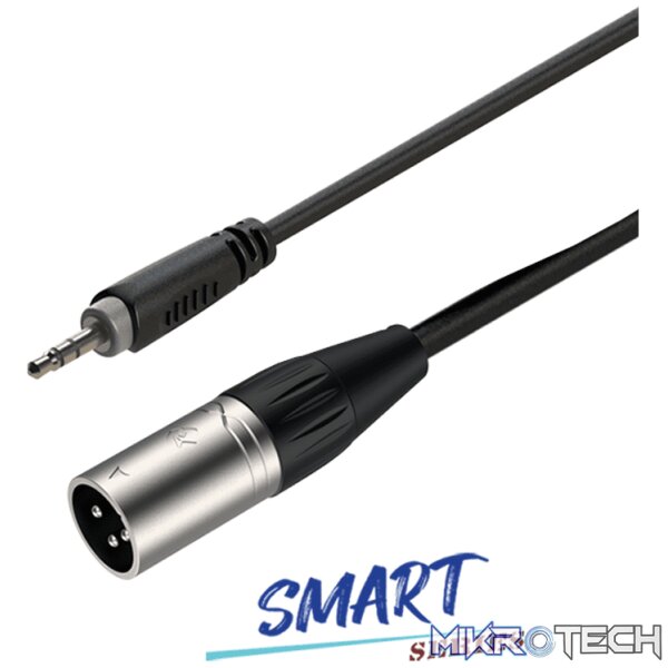 SACC425L3_1 Roxtone - Smart Series Signal Lead 3.5 M St - Xlr M 3M - Image 1
