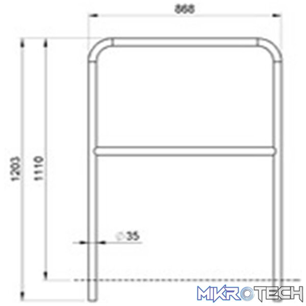 Alustage - Aluminium Handrail - Image 2