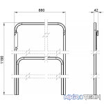 Alustage - Handrail For Sca-05 Panther Deck 1M - Image 3