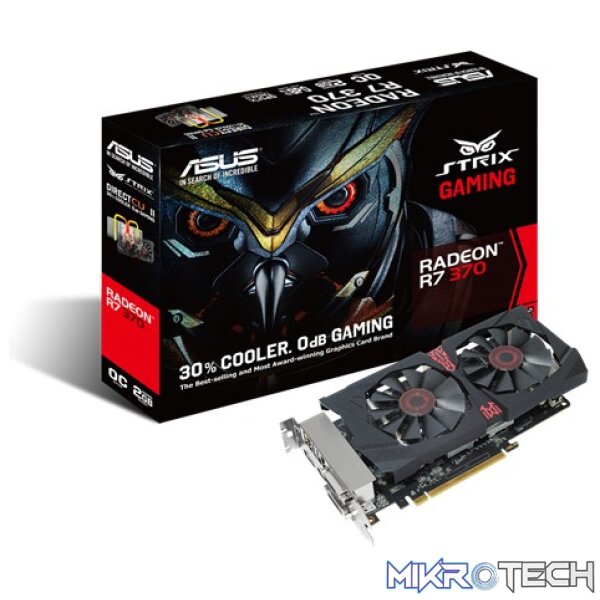 SC-A73702GS Asus R7-370 Strix 2Gb DDR5 256bit 4 channel Graphics Card - Image 1