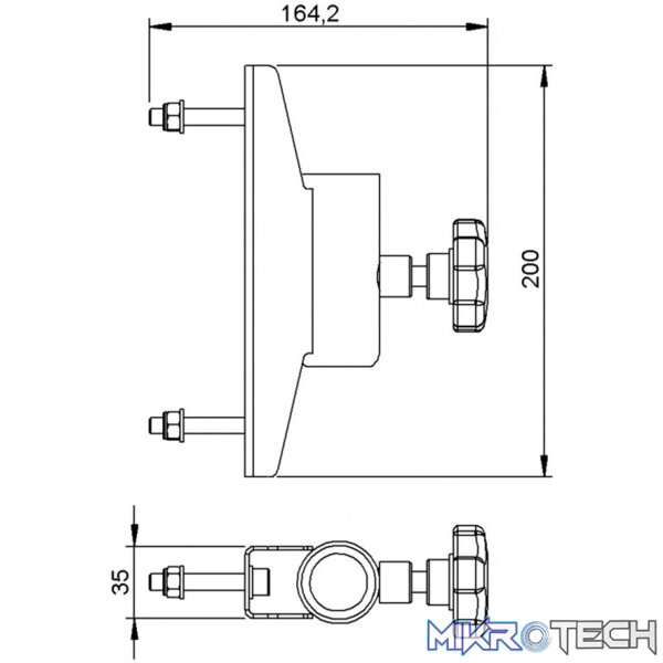 Alustage - Handrail Clamp For Stairs - Image 2
