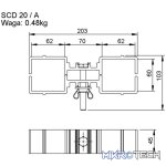 Alustage - 2 Way Leg Clamp - Image 2