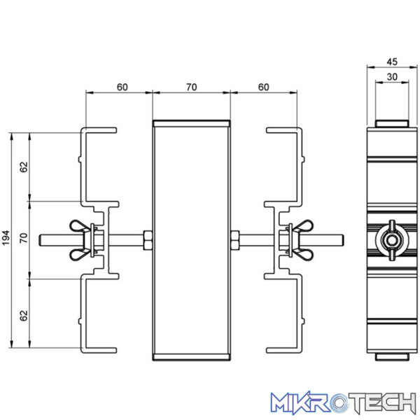 Alustage - 4-Way Leg Clamp - Image 2