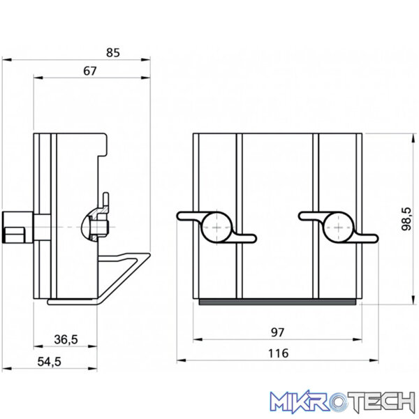 Alustage - Handrail Clamp For Sca-05 Panther Deck - Image 4