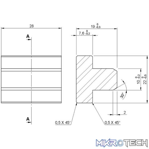 Alustage - Self Leveling Insert For Sca-07 - Image 2