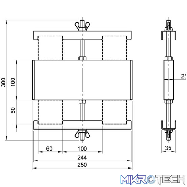 Alustage - 4-Way Leg Clamp For Sca-07 - Image 2