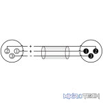 Roxtone - 15M Signal Lead Xlr M - Xlr F - Image 2