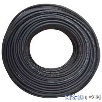 SOLAR CABLE 4MM BLACK 100M ROLL