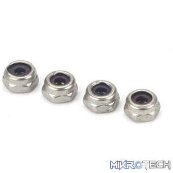 SS Nylon Lock Nuts6-32