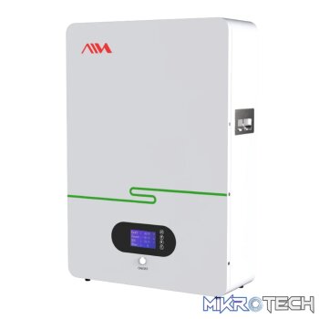 SUNNEW WALL MOUNT 5.12KWH LiFePo 51.2V DC INVERTER BATT Cycle life >= 6000 (80%DOD) - 10 YEAR WARRANTY