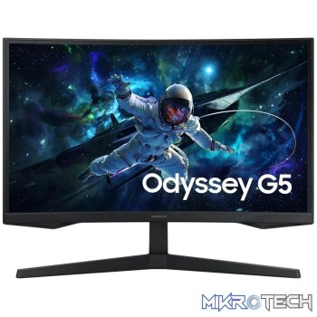 Samsung LS27CG552 27''  Curved QHD Gaming; 16:9; 2560x1440 resolution; MPRT 1ms; 1000R; 165Hz; FreeSync; Borderless; 2 Year carr