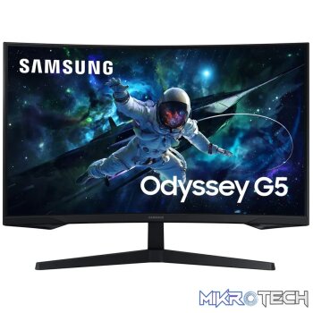 Samsung LS32CG552 32''  Curved QHD Gaming; 16:9; 2560x1440 resolution; MPRT 1ms; 1000R; 165Hz; FreeSync; Borderless; 2 Year carr