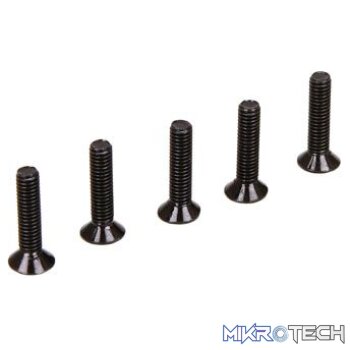 Screw M4 Flat Head Binder Head (5)