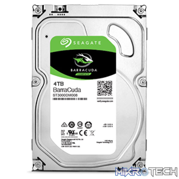 Seagate Barracuda 4TB SATA 6Gbps With 256MB Cache Internal Hard Drive Seagate Barracuda 4TB SATA 6Gbps With 256MB Cache Internal Hard Drive