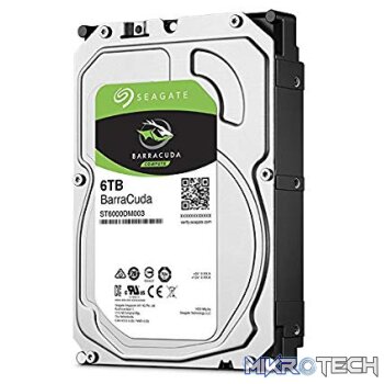 Seagate Barracuda 6TB SATA 6Gbps With 256MB Cache Internal Hard Drive