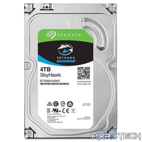 Seagate SkyHawk 4TB 256MB Cache 3.5 inch Internal Surveillance Hard Disk Drive - Image 2