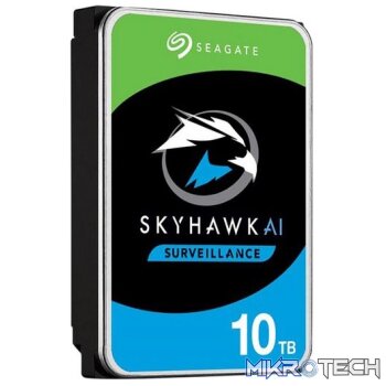 Seagate SkyHawk AI 10TB 256MB Cache 3.5 inch Internal Surveillance Hard Disk Drive