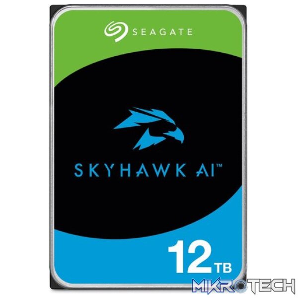Seagate SkyHawk AI 12TB 256MB Cache 3.5 inch Internal Surveillance Hard Disk Drive Seagate SkyHawk AI 12TB 256MB Cache 3.5 inch Internal Surveillance Hard Disk Drive
