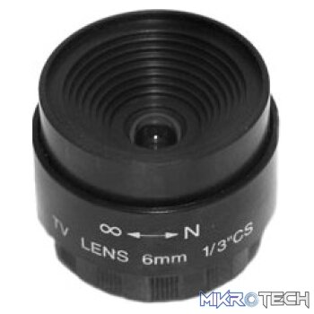 Securnix Lens 6MM FIXED IRIS