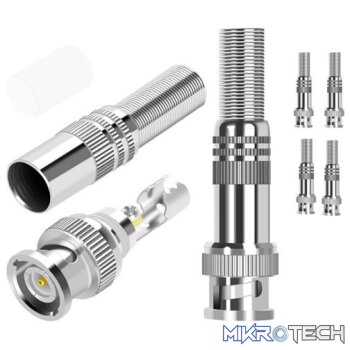 Securnix RG59 Twist Spring Male BNC Connector