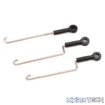 Servo Pushrod Set with ball links: nCP X